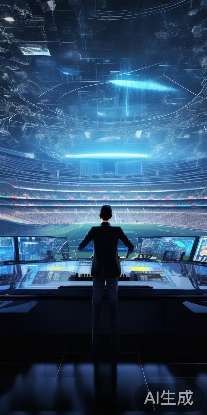 在未来体育娱乐的发展中，人工智能（AI）扮演着核心